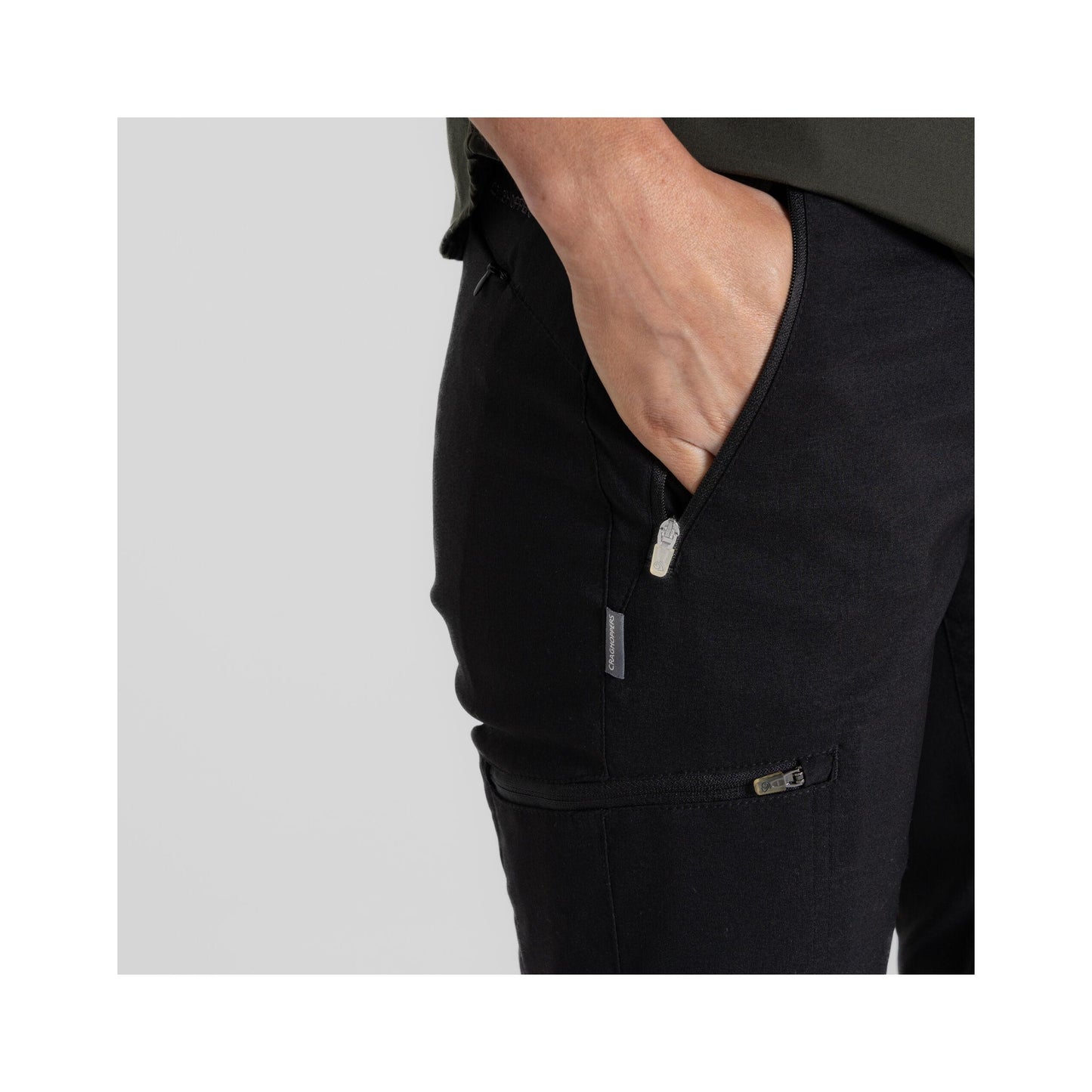 Navy - Pack Shot - Craghoppers Expert Womens-Ladies Pro II Kiwi Trousers