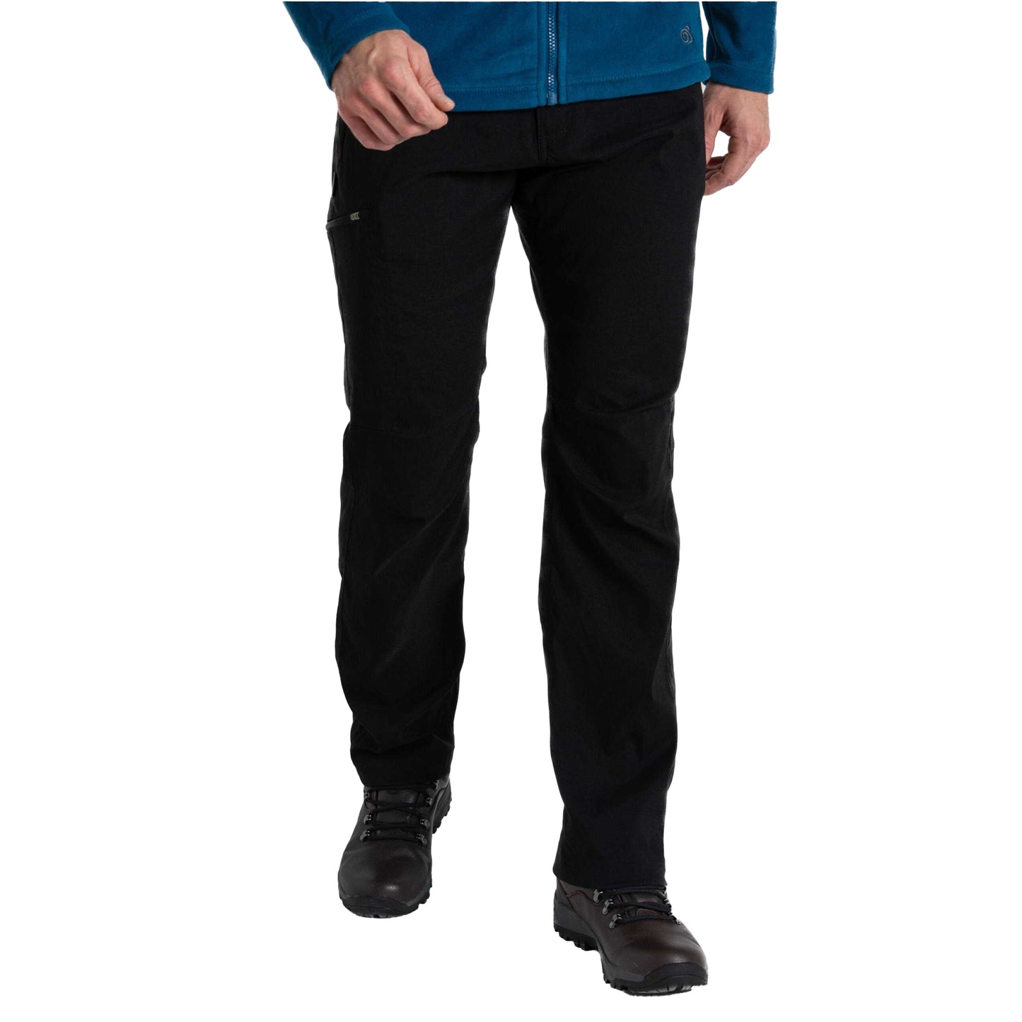 Black - Side - Craghoppers Expert Womens-Ladies Pro II Kiwi Trousers