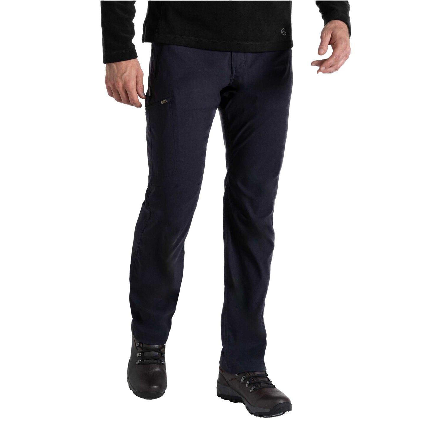 Dark Navy - Side - Craghoppers Expert Womens-Ladies Pro II Kiwi Trousers