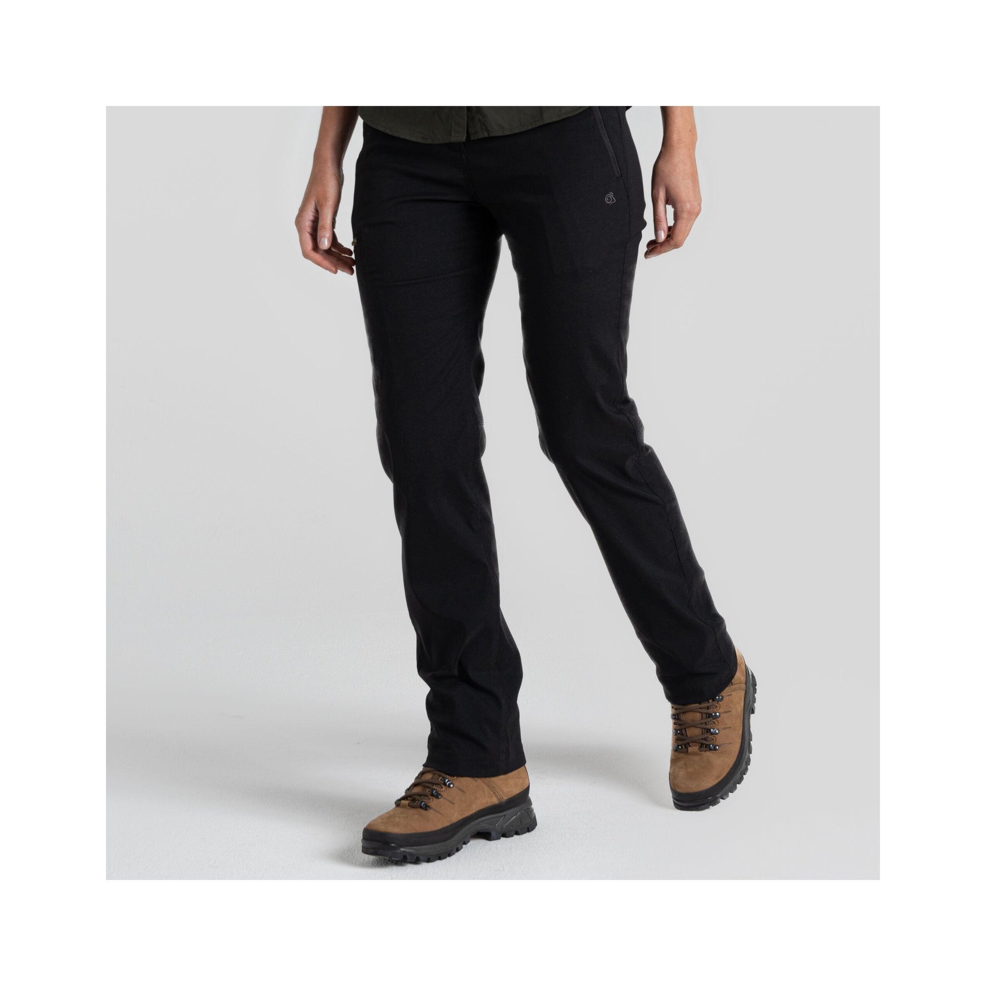 Navy - Side - Craghoppers Expert Womens-Ladies Pro II Kiwi Trousers