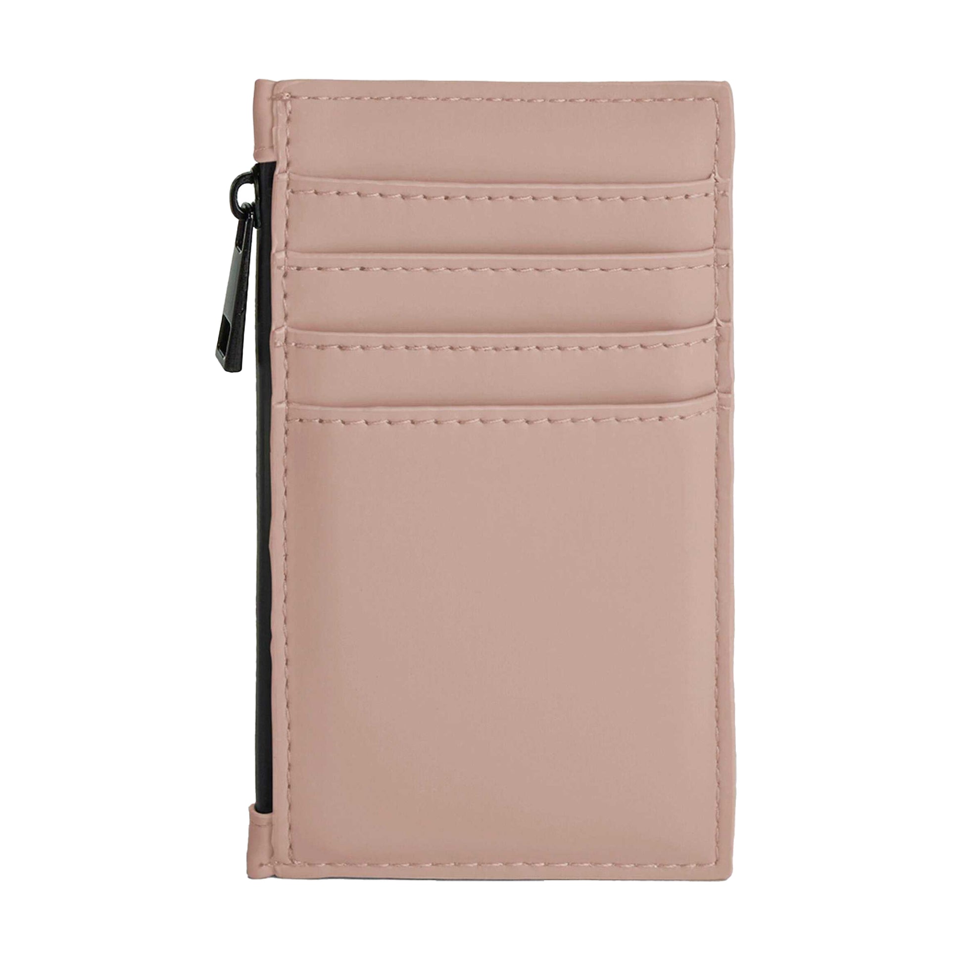 Nude Pink - Back - Bagbase Matte PU Card Holder