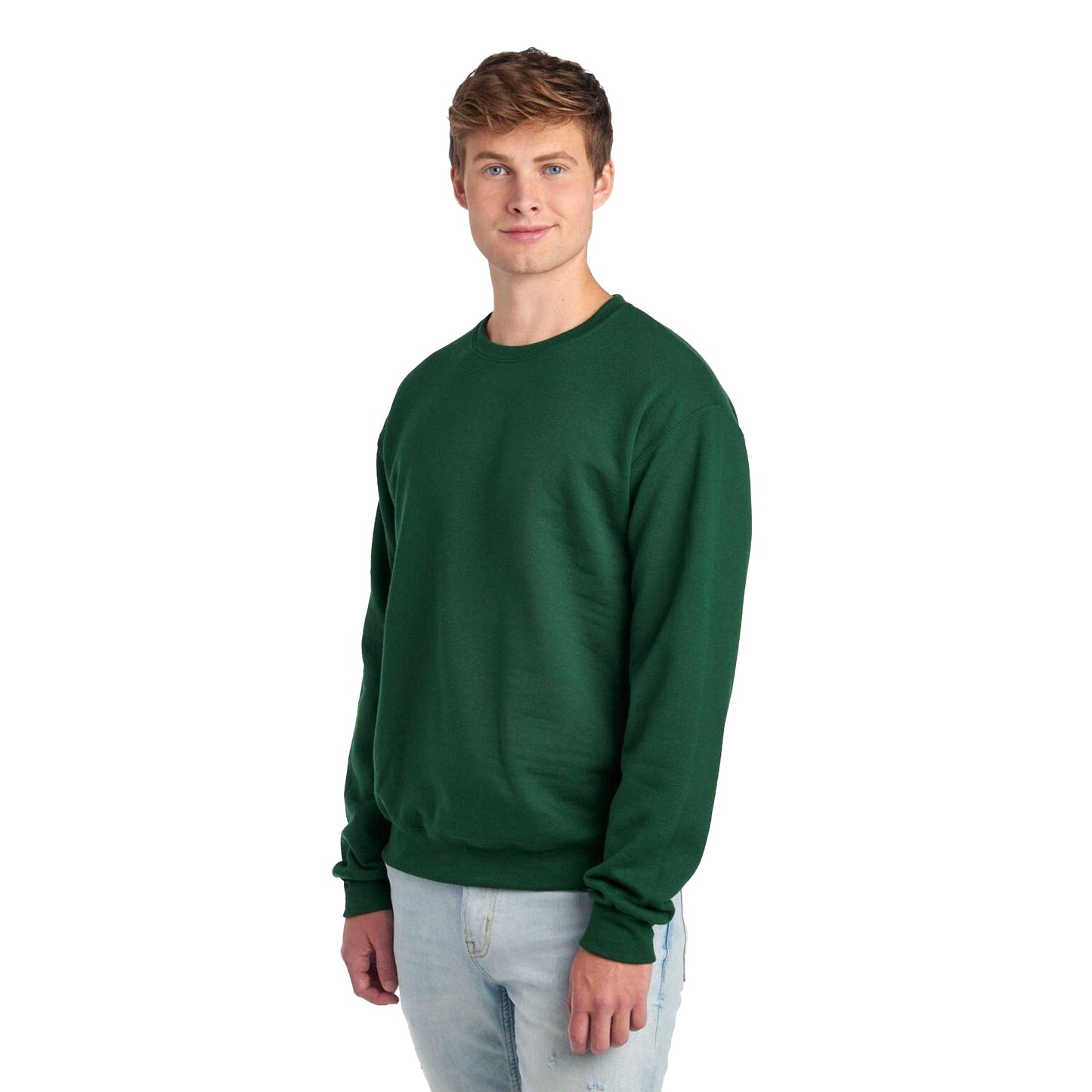 Forest Green - Front - Jerzees Unisex Adult Nublend Sweatshirt