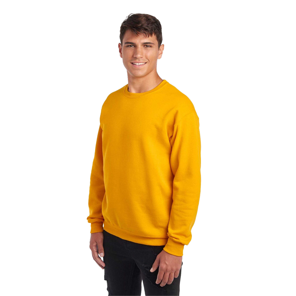 Gold - Front - Jerzees Unisex Adult Nublend Sweatshirt