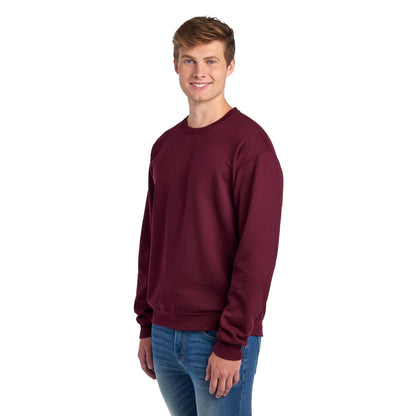 Maroon - Front - Jerzees Unisex Adult Nublend Sweatshirt