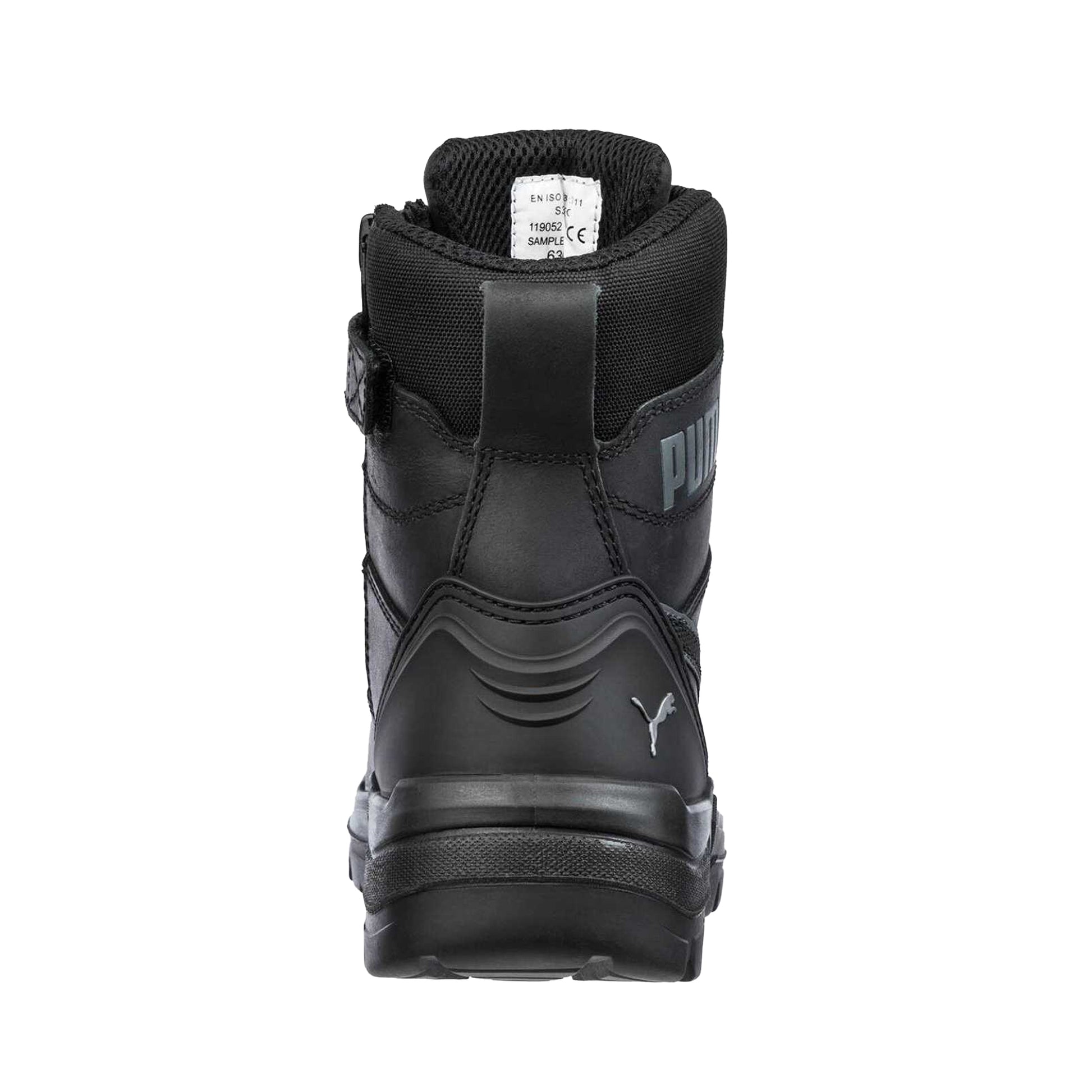 Black - Back - Puma Safety Mens Conquest CTX High Leather Safety Boots