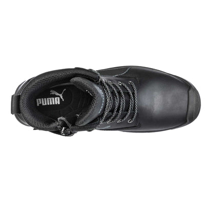 Black - Side - Puma Safety Mens Conquest CTX High Leather Safety Boots
