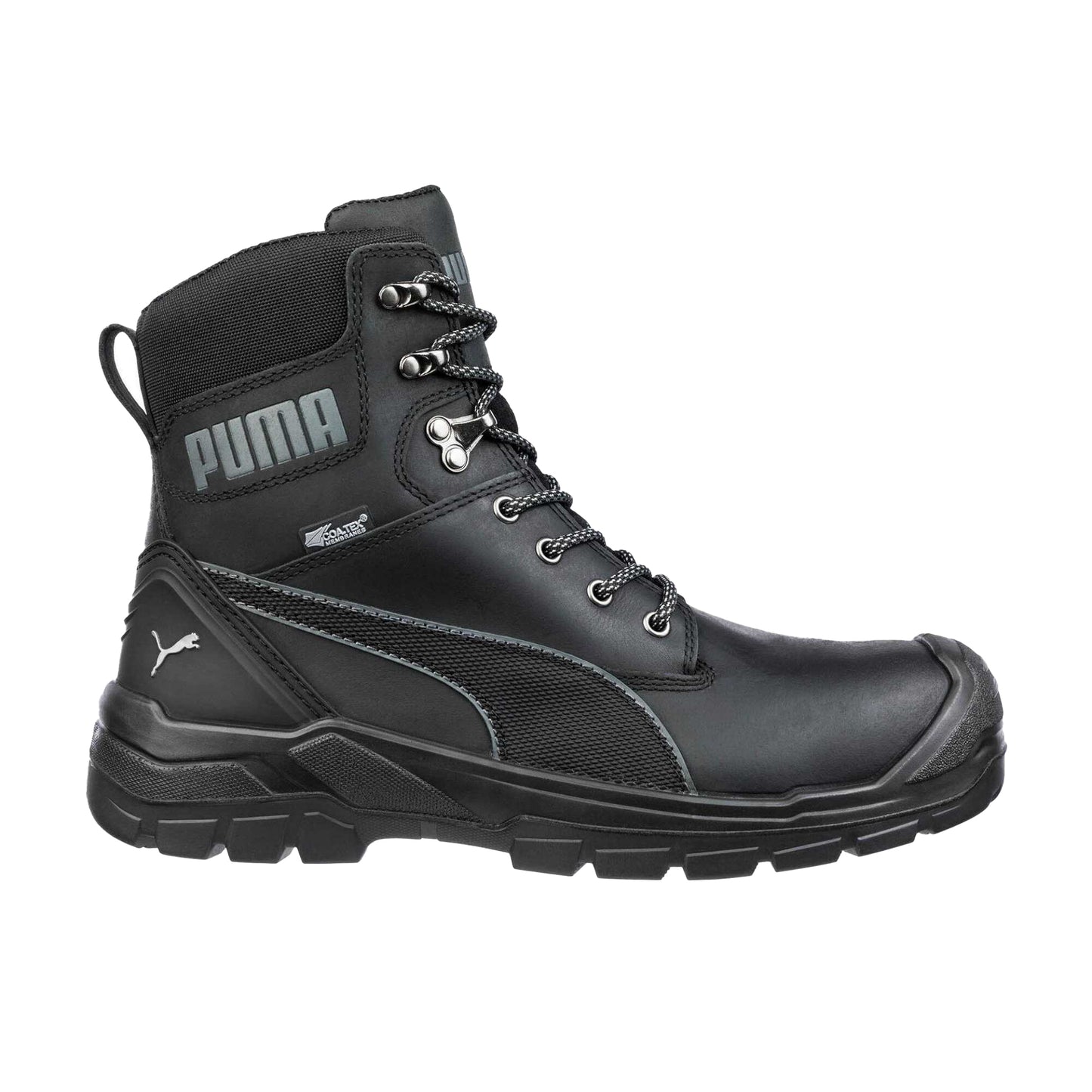 Black - Front - Puma Safety Mens Conquest CTX High Leather Safety Boots