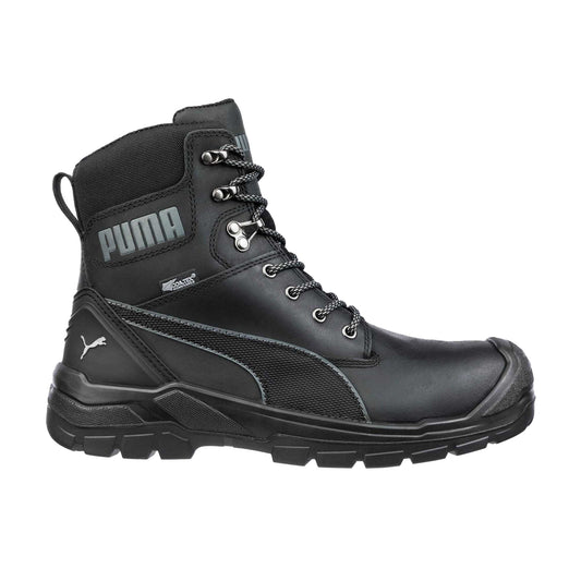 Black - Front - Puma Safety Mens Conquest CTX High Leather Safety Boots