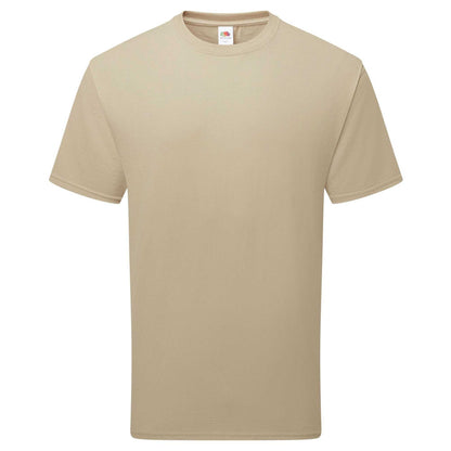 Desert Sand - Front - Fruit of the Loom Unisex Adult Pure Cotton T-Shirt