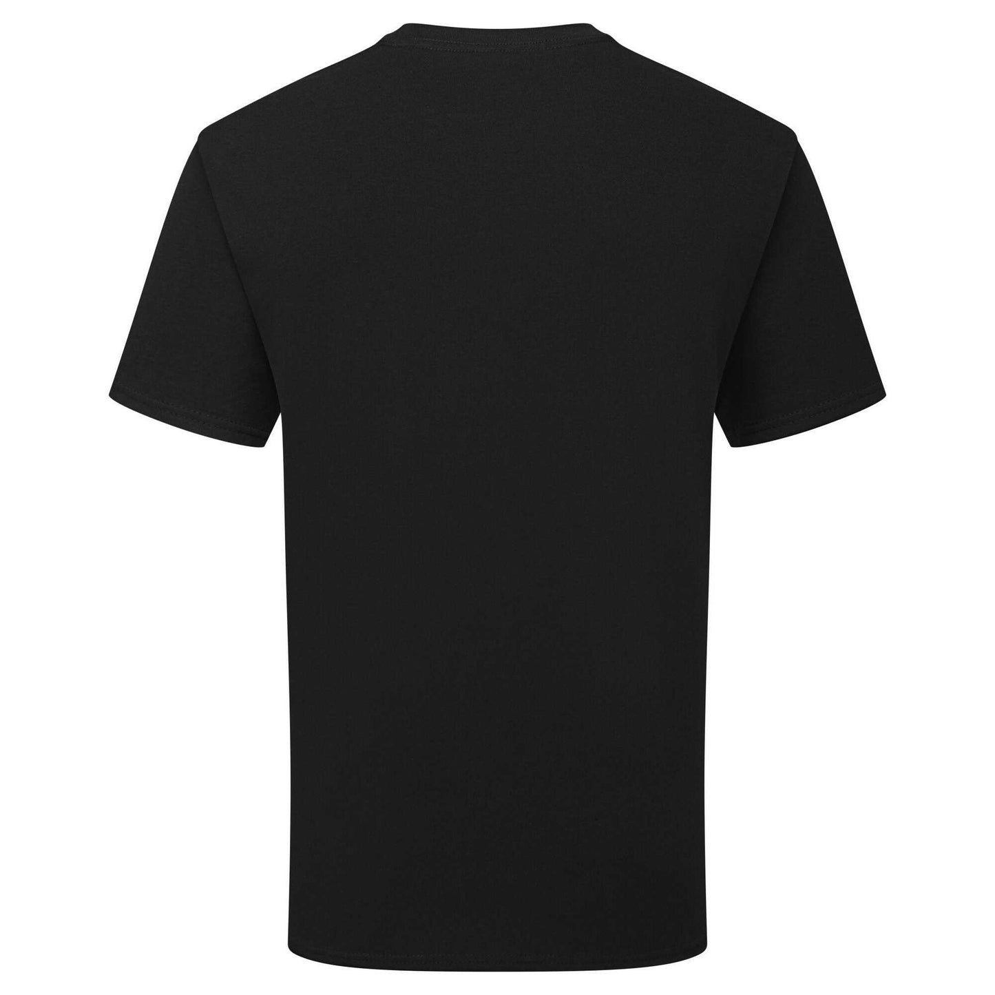 Black - Back - Fruit of the Loom Unisex Adult Pure Cotton T-Shirt