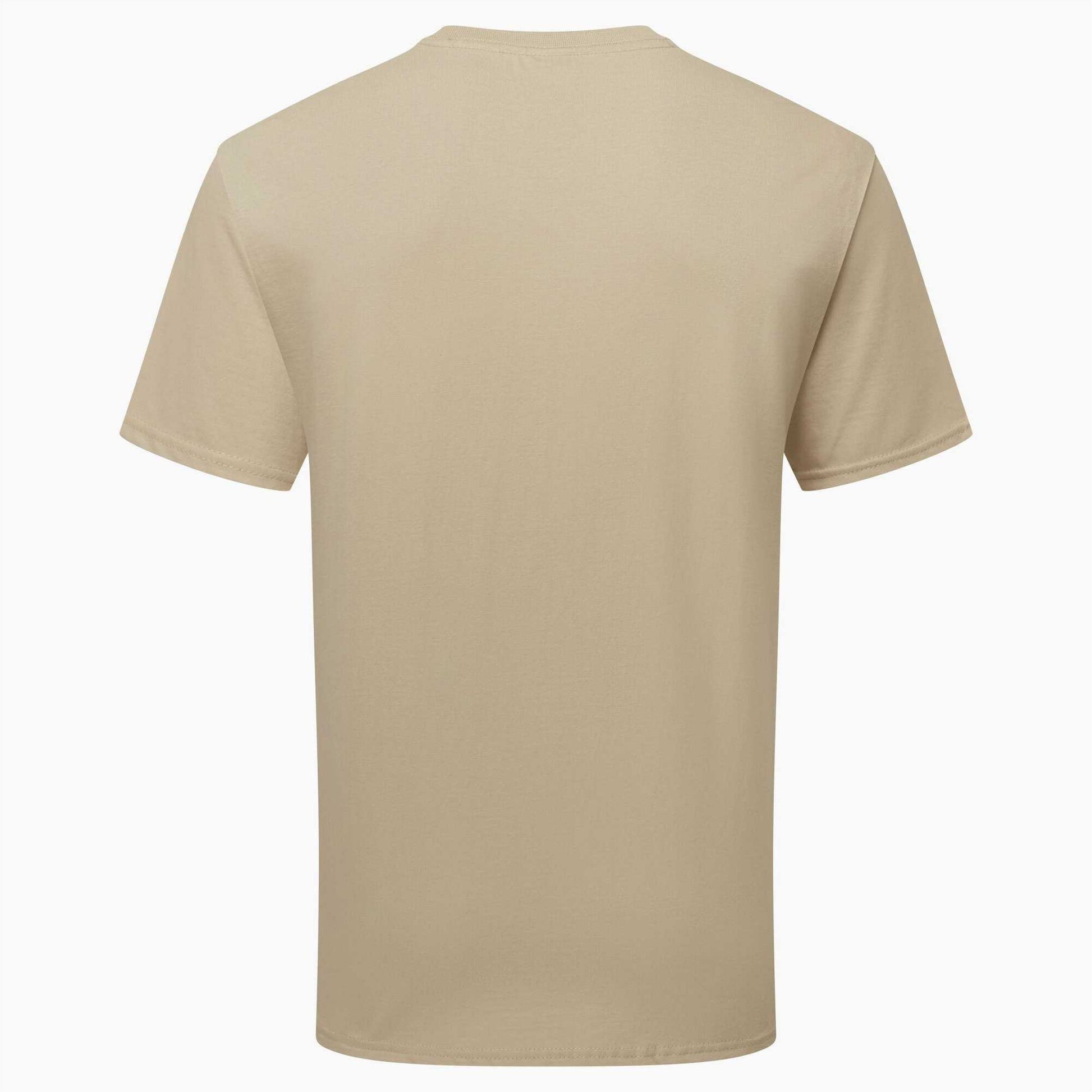 Desert Sand - Back - Fruit of the Loom Unisex Adult Pure Cotton T-Shirt