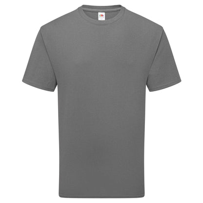 Light Graphite - Front - Fruit of the Loom Unisex Adult Pure Cotton T-Shirt