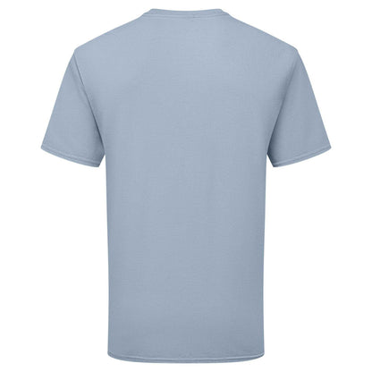Mineral Blue - Back - Fruit of the Loom Unisex Adult Pure Cotton T-Shirt