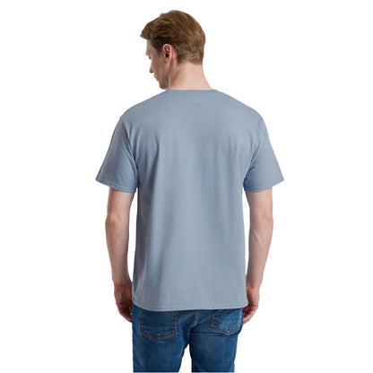 Mineral Blue - Lifestyle - Fruit of the Loom Unisex Adult Pure Cotton T-Shirt