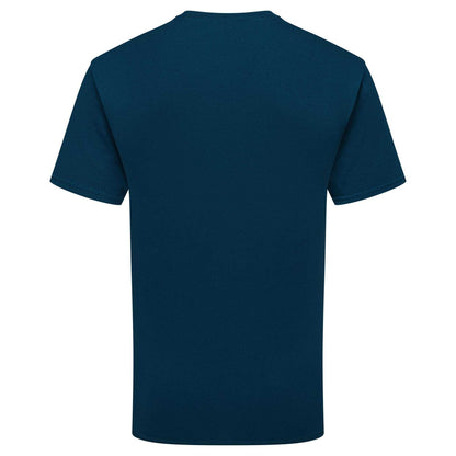 Mountain Blue - Back - Fruit of the Loom Unisex Adult Pure Cotton T-Shirt