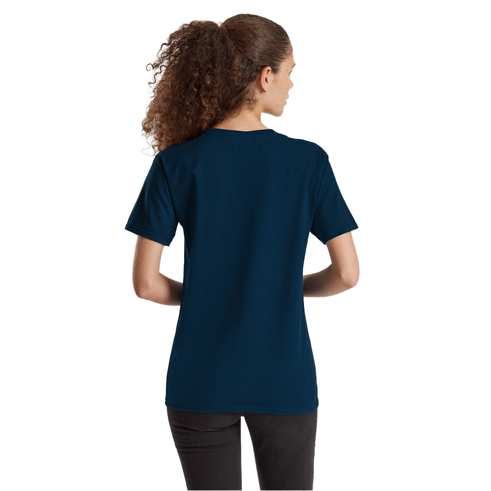 Mountain Blue - Lifestyle - Fruit of the Loom Unisex Adult Pure Cotton T-Shirt