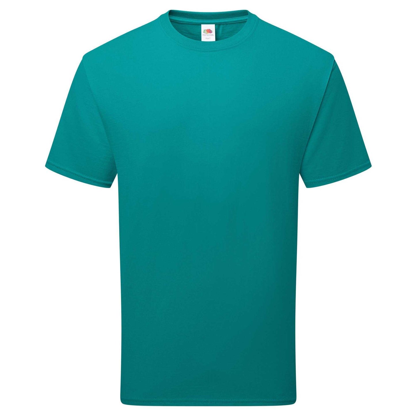 Ocean Teal - Front - Fruit of the Loom Unisex Adult Pure Cotton T-Shirt