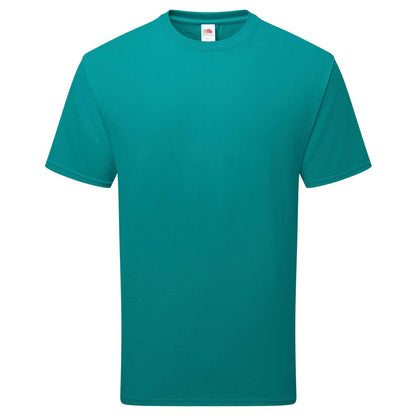 Ocean Teal - Front - Fruit of the Loom Unisex Adult Pure Cotton T-Shirt