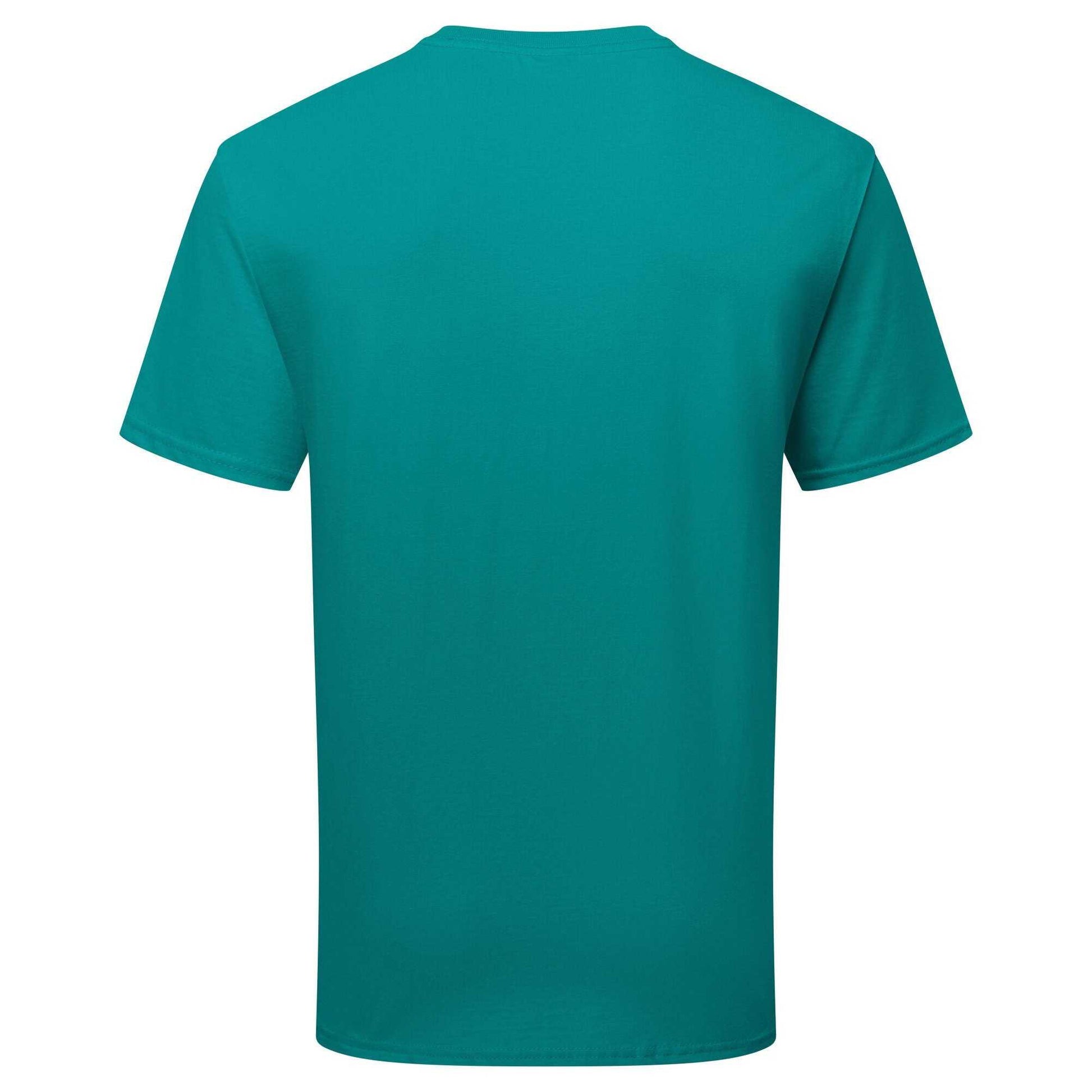 Ocean Teal - Back - Fruit of the Loom Unisex Adult Pure Cotton T-Shirt