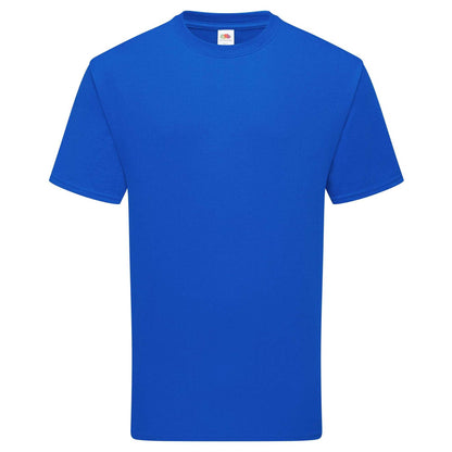 Royal Blue - Front - Fruit of the Loom Unisex Adult Pure Cotton T-Shirt