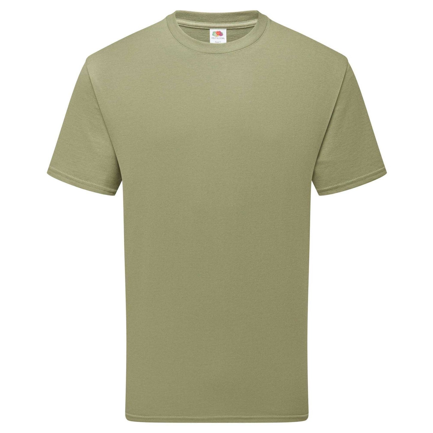 Classic Olive - Front - Fruit of the Loom Unisex Adult Pure Cotton T-Shirt