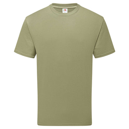 Classic Olive - Front - Fruit of the Loom Unisex Adult Pure Cotton T-Shirt