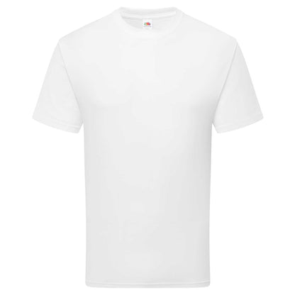 White - Front - Fruit of the Loom Unisex Adult Pure Cotton T-Shirt
