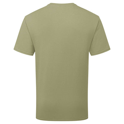Classic Olive - Back - Fruit of the Loom Unisex Adult Pure Cotton T-Shirt