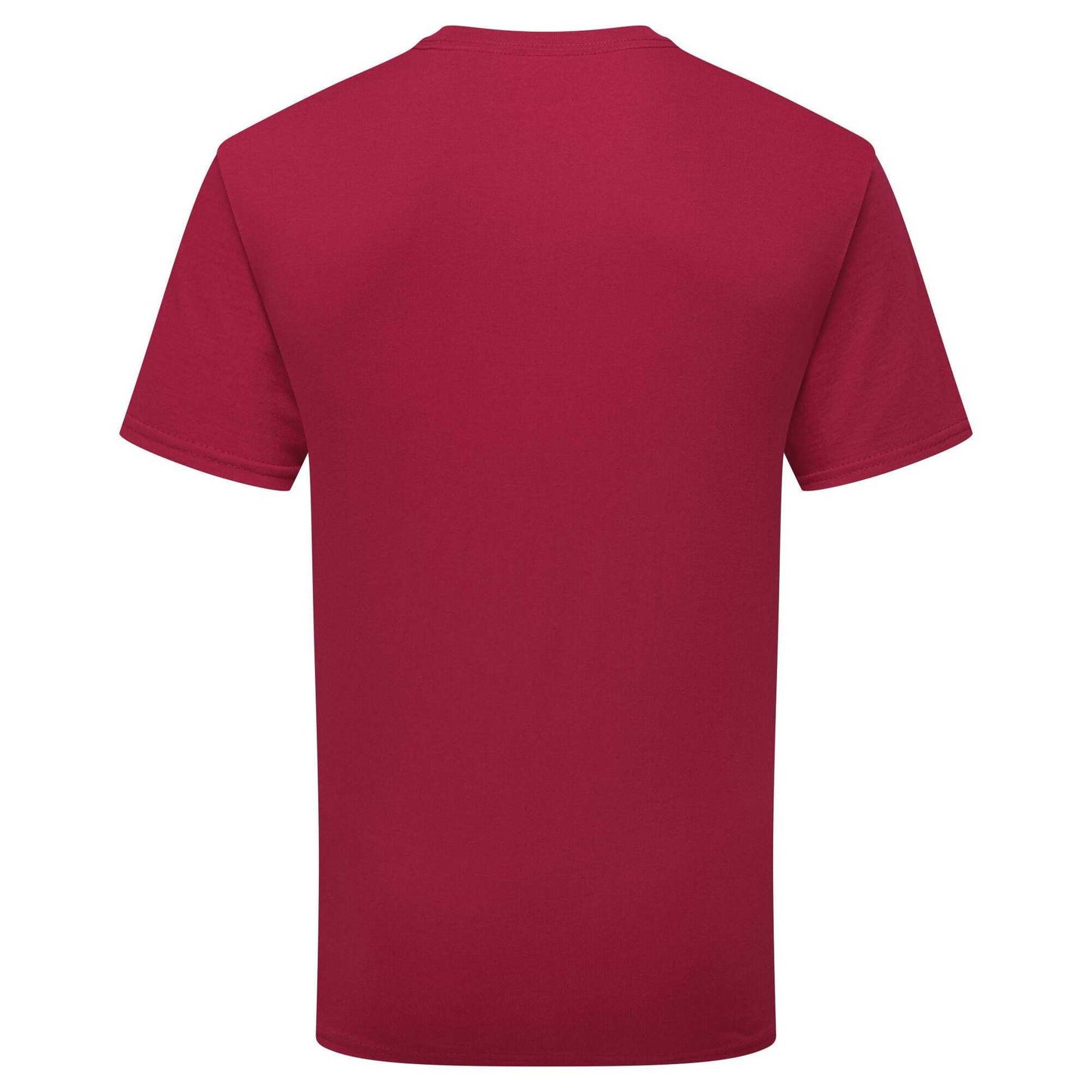 Cranberry - Back - Fruit of the Loom Unisex Adult Pure Cotton T-Shirt