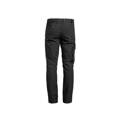 Black - Side - Jobman Mens Service 4 Way Stretch Trousers