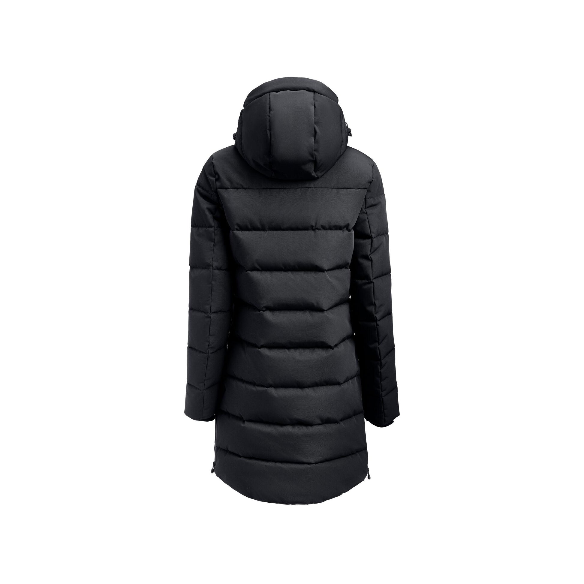 Black - Side - James Harvest Womens-Ladies Northport Jacket