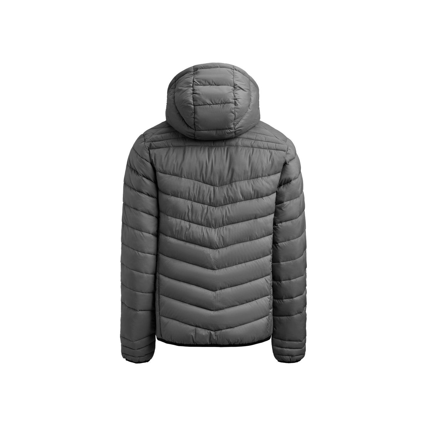Steel Grey - Side - Printer Mens Base Plain Jacket