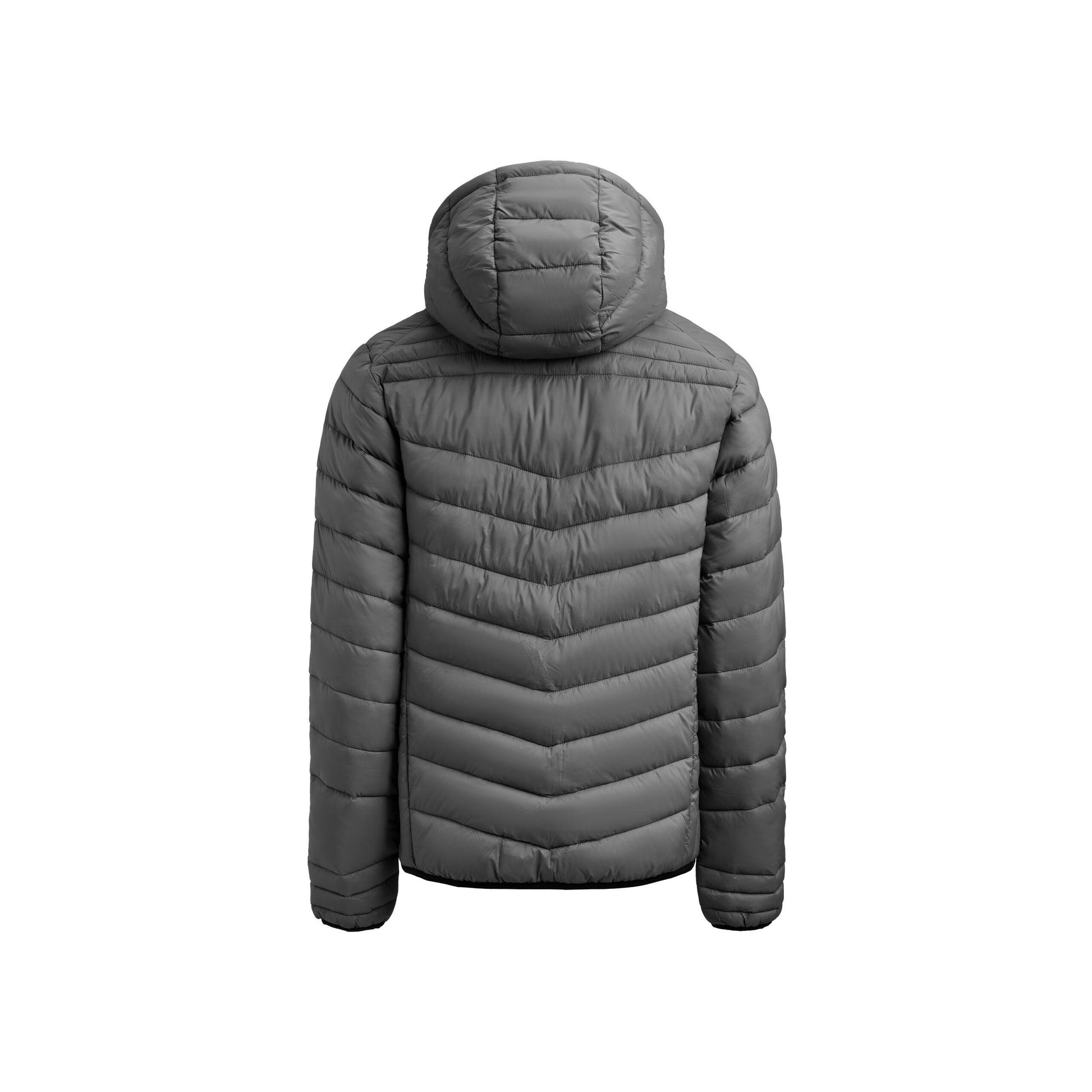 Steel Grey - Side - Printer Mens Base Plain Jacket