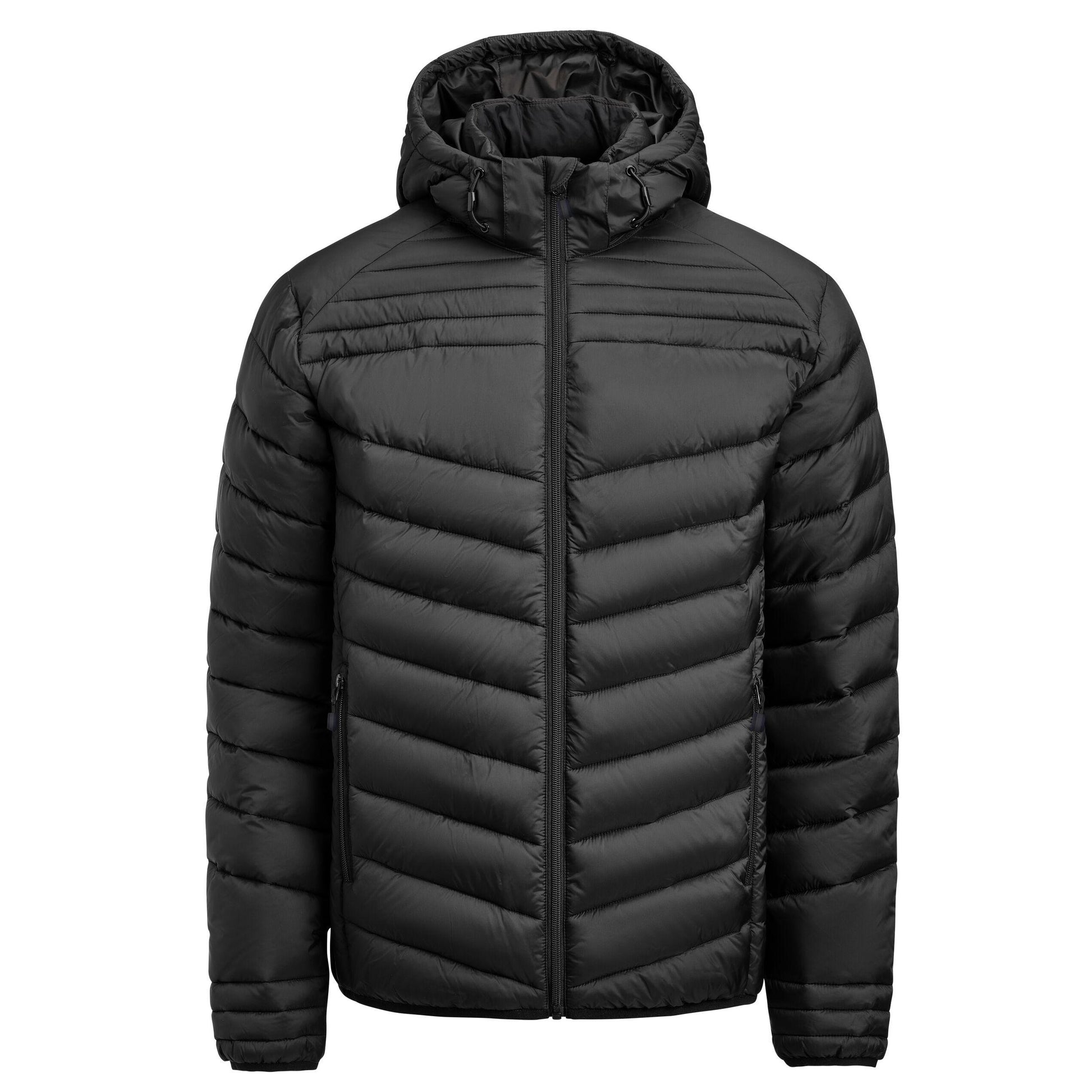 Black - Back - Printer Mens Base Plain Jacket