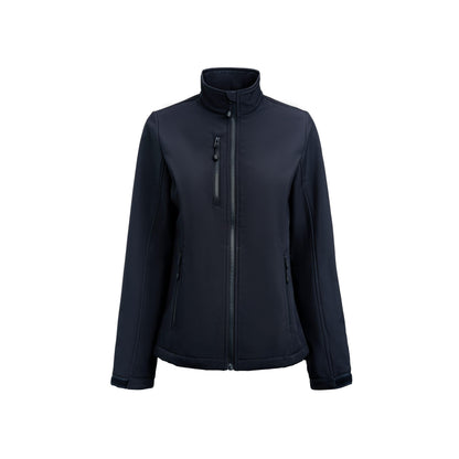 Navy - Back - Printer RED Womens-Ladies Airwalk Soft Shell Jacket