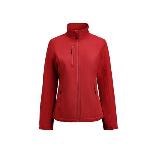 Black - Front - Printer RED Womens-Ladies Airwalk Soft Shell Jacket