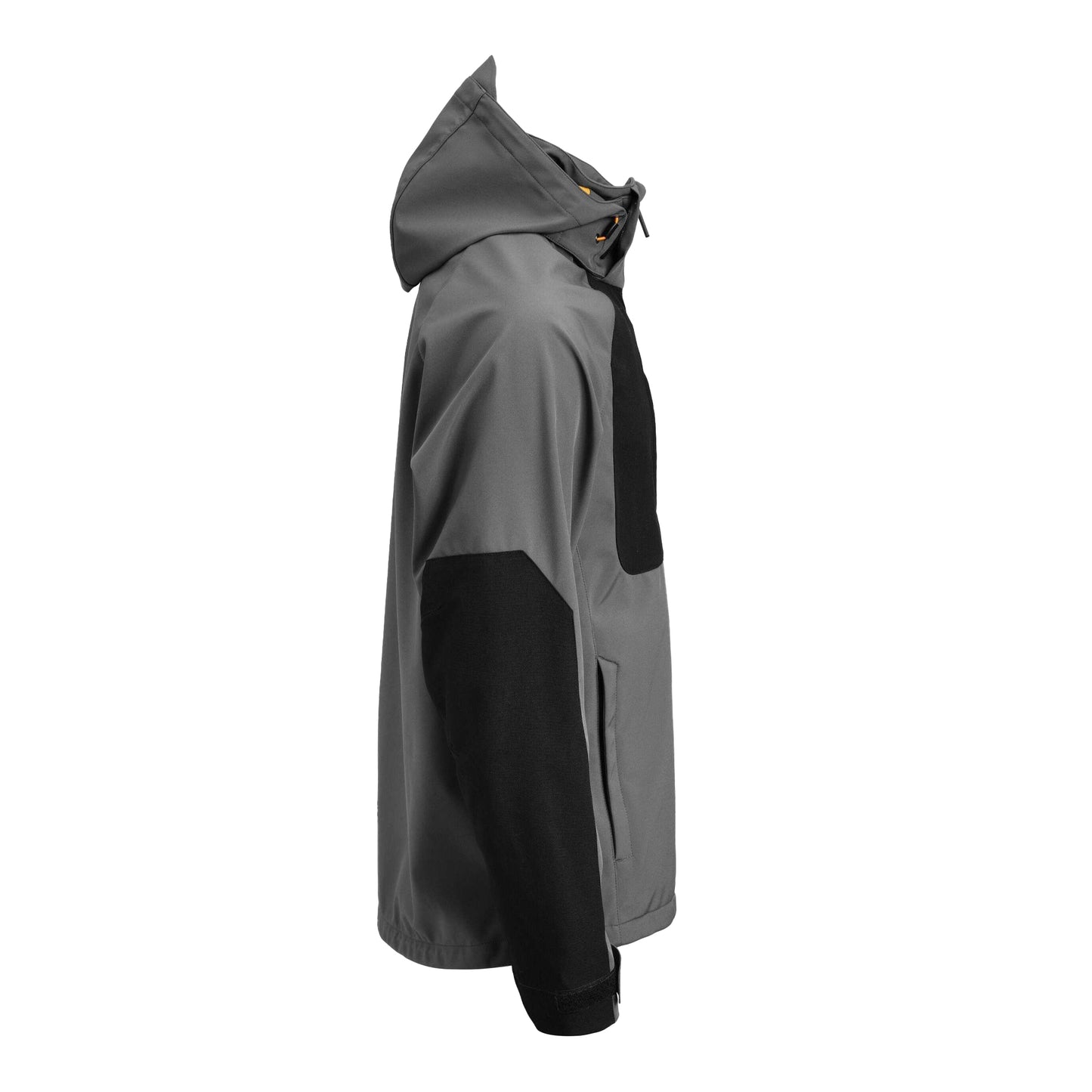 Dark Grey-Black - Side - Jobman Mens Oxygen Soft Shell Jacket
