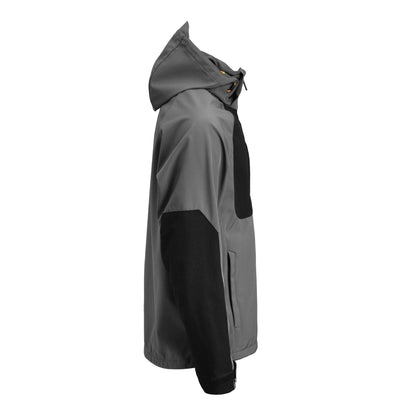 Dark Grey-Black - Side - Jobman Mens Oxygen Soft Shell Jacket