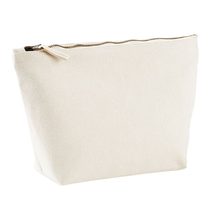 Natural - Back - Westford Mill Canvas Accessory Bag