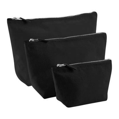 Black - Front - Westford Mill Canvas Accessory Bag