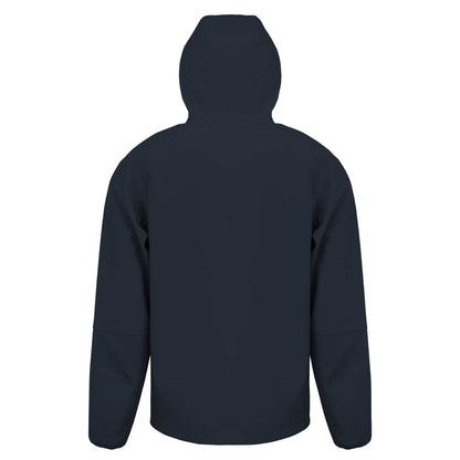 Navy - Back - Result Recycled Mens Printed Recycled 3 Layer Casual Soft Shell Jacket