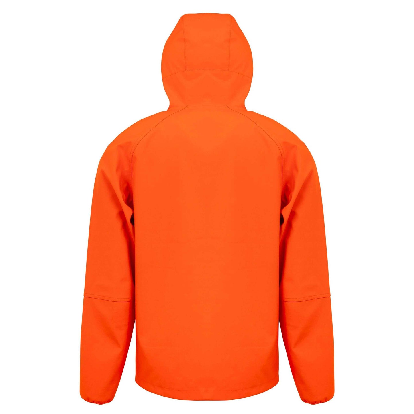 Orange-Navy - Back - Result Recycled Mens Printed Recycled 3 Layer Casual Soft Shell Jacket