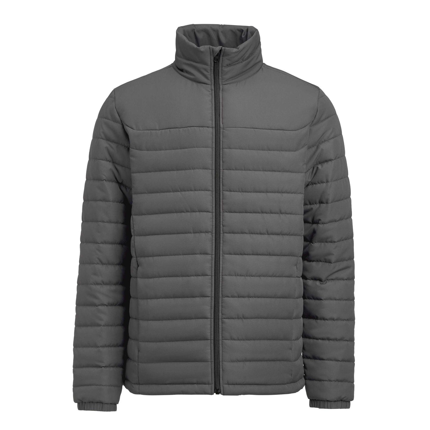 Steel Grey - Front - James Harvest Mens Arches Jacket