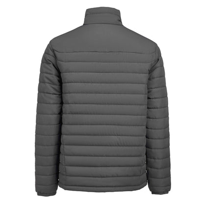 Steel Grey - Back - James Harvest Mens Arches Jacket