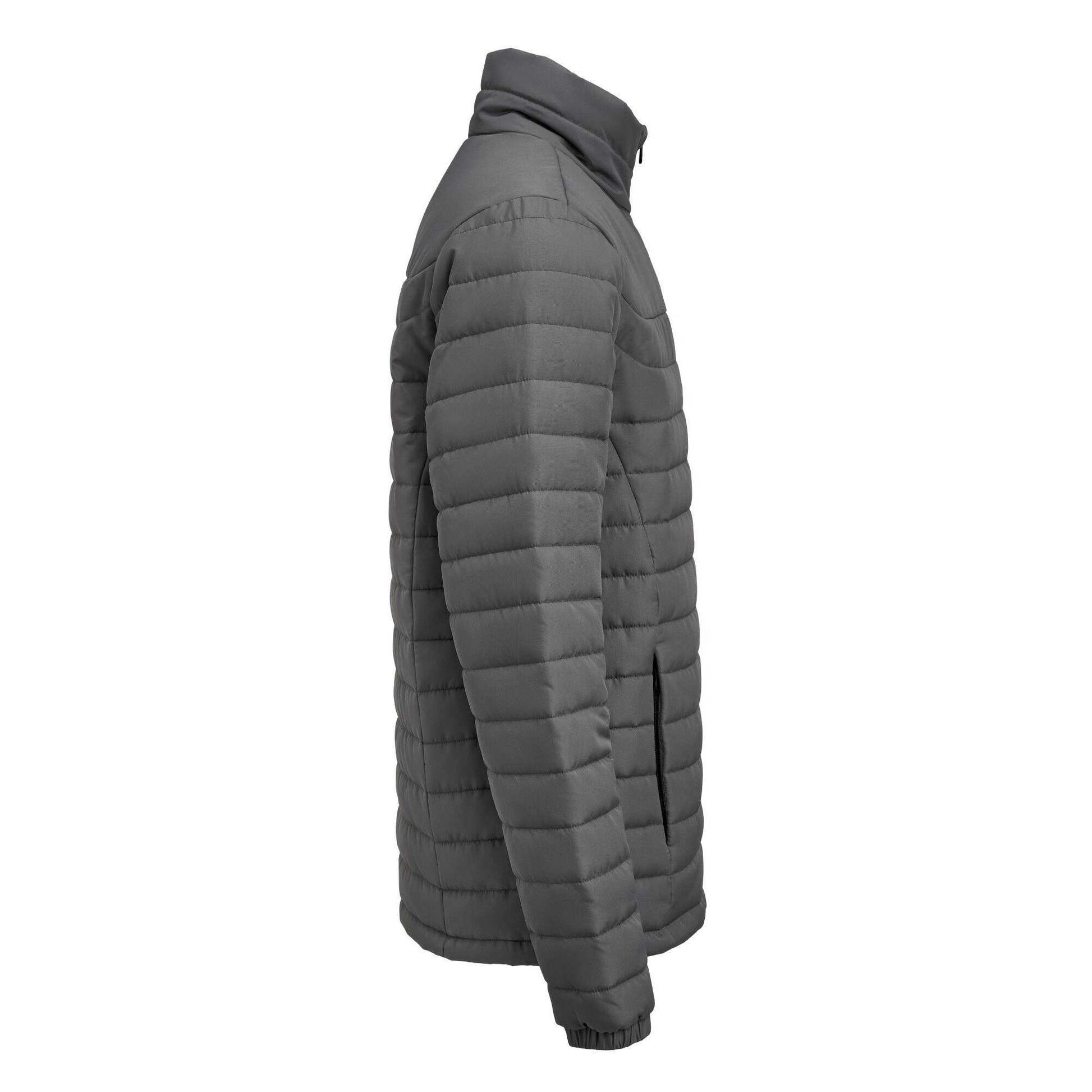 Steel Grey - Side - James Harvest Mens Arches Jacket