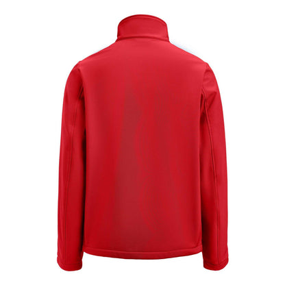 Red - Back - Printer RED Mens Airwalk Soft Shell Jacket