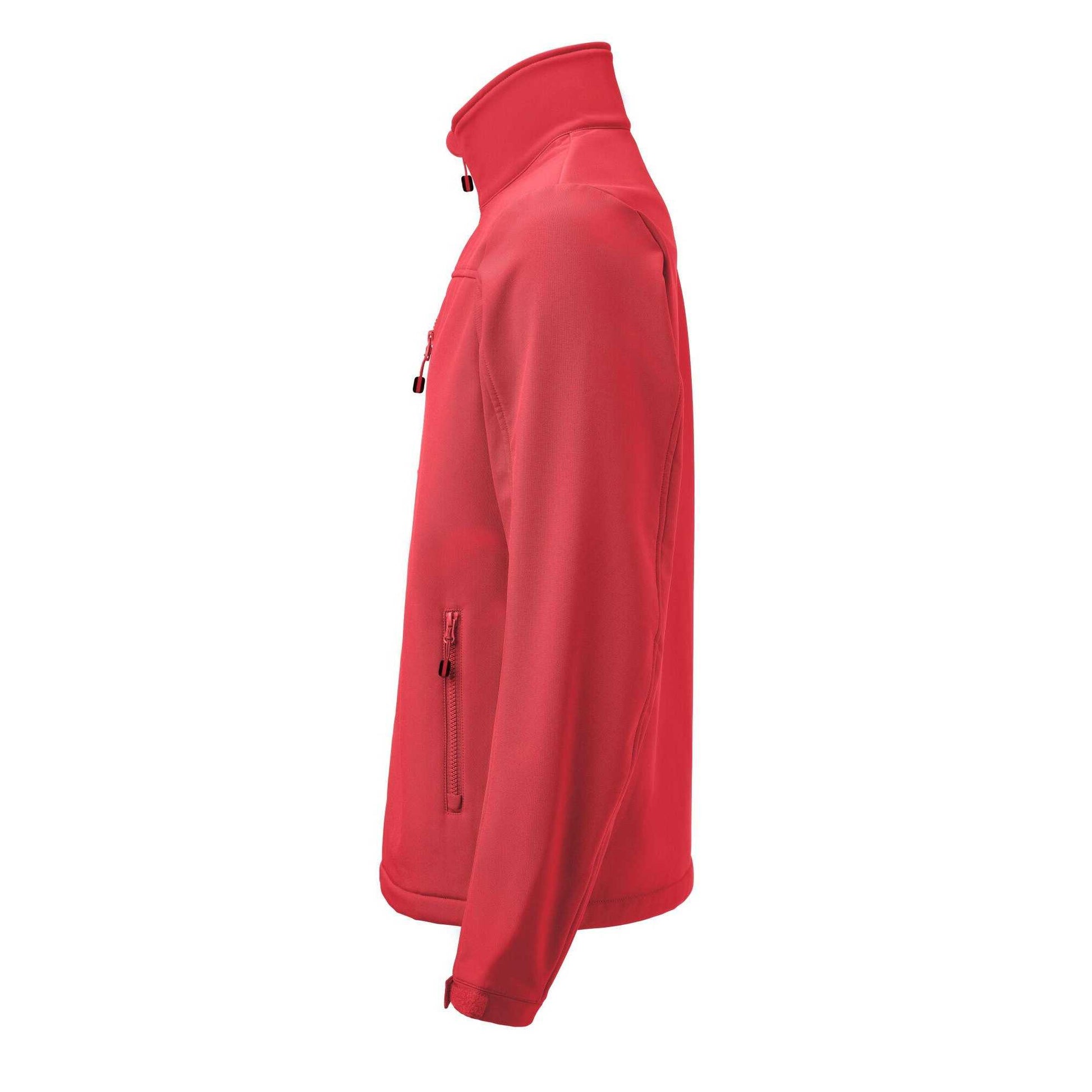 Red - Side - Printer RED Mens Airwalk Soft Shell Jacket