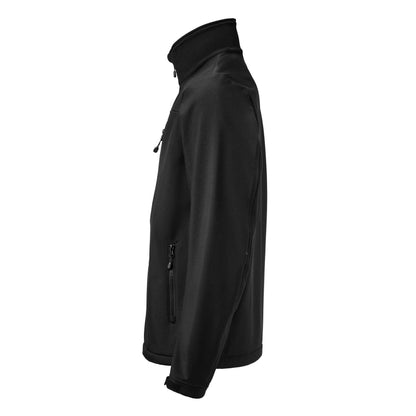 Black - Side - Printer RED Mens Airwalk Soft Shell Jacket