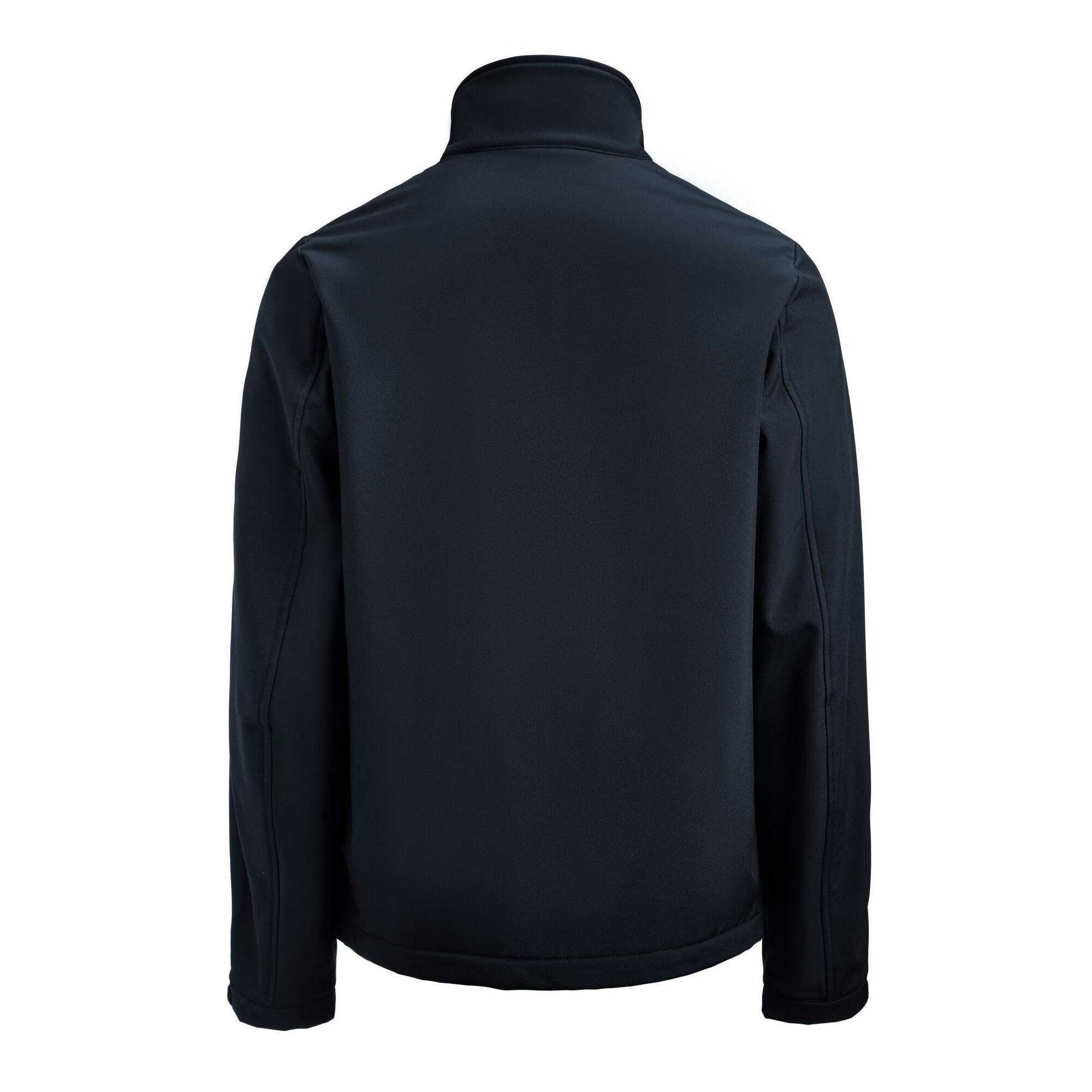 Navy - Back - Printer RED Mens Airwalk Soft Shell Jacket