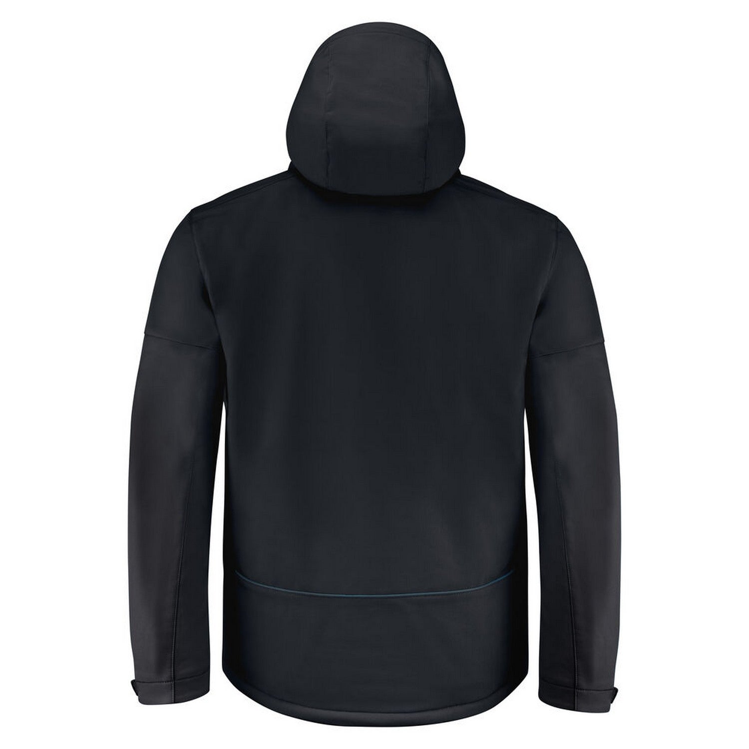 Black - Back - Printer Mens Overlanding Soft Shell Jacket